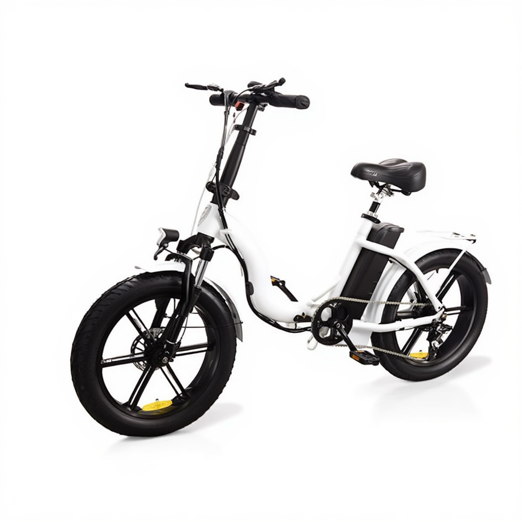 Vélo électrique adulte tout terrain 20 pouces pneus larges