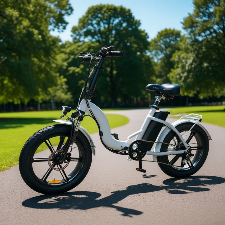 Vélo électrique adulte tout terrain 20 pouces pneus larges